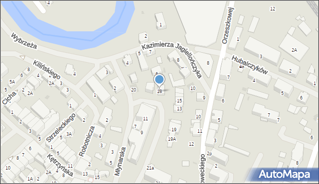 Bartoszyce, Młynarska, 18, mapa Bartoszyce