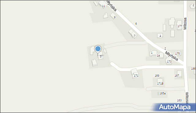 Bestwina, Młyńska, 5, mapa Bestwina