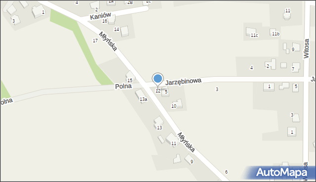 Bestwinka, Młyńska, 12, mapa Bestwinka