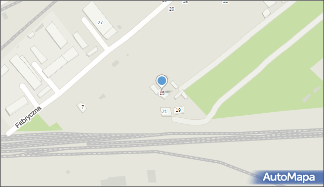 Biała Podlaska, Młyńska, 15, mapa Białej Podlaskiej