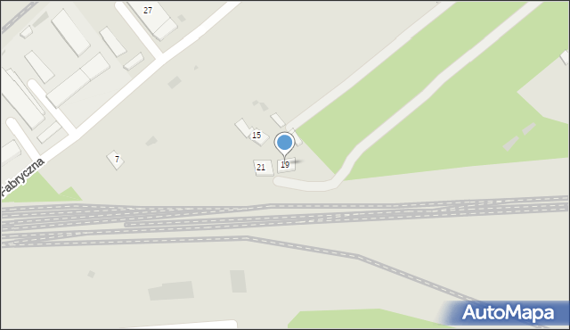 Biała Podlaska, Młyńska, 19, mapa Białej Podlaskiej