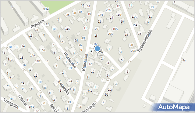 Białystok, Młoda, 2/1, mapa Białegostoku
