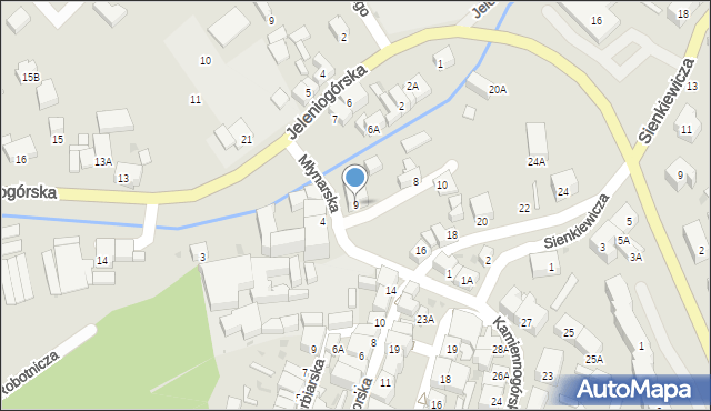 Bolków, Młynarska, 9, mapa Bolków