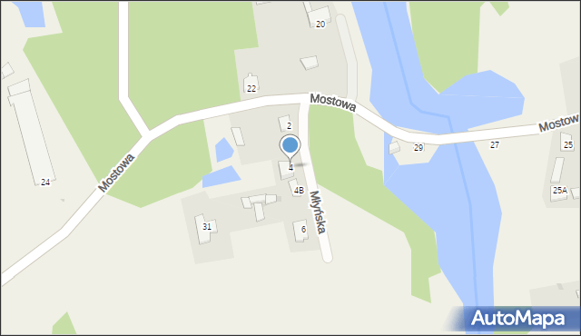 Brudnice, Młyńska, 4, mapa Brudnice