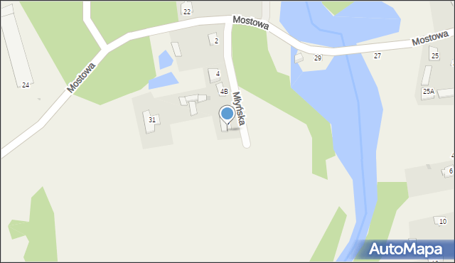 Brudnice, Młyńska, 6a, mapa Brudnice