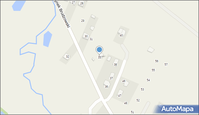 Brudzów, Młynek Brudzowski, 33, mapa Brudzów