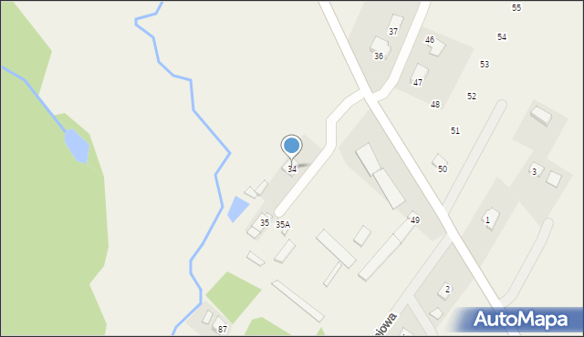 Brudzów, Młynek Brudzowski, 34, mapa Brudzów