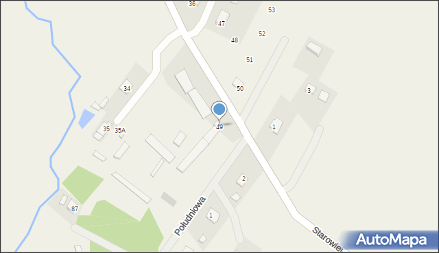 Brudzów, Młynek Brudzowski, 49, mapa Brudzów