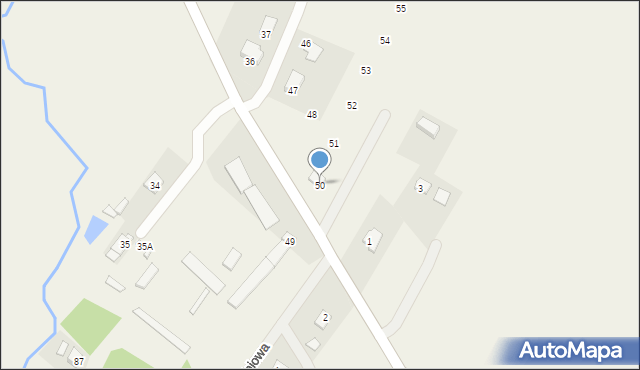 Brudzów, Młynek Brudzowski, 50, mapa Brudzów