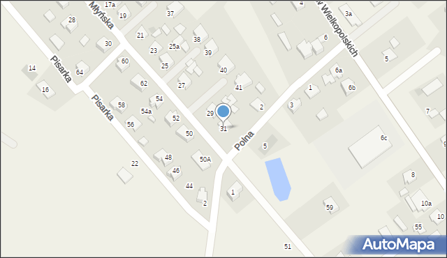 Bukowiec, Młyńska, 31, mapa Bukowiec