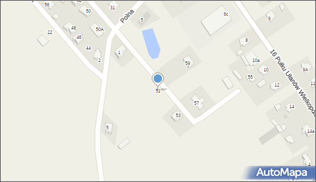 Bukowiec, Młyńska, 51, mapa Bukowiec
