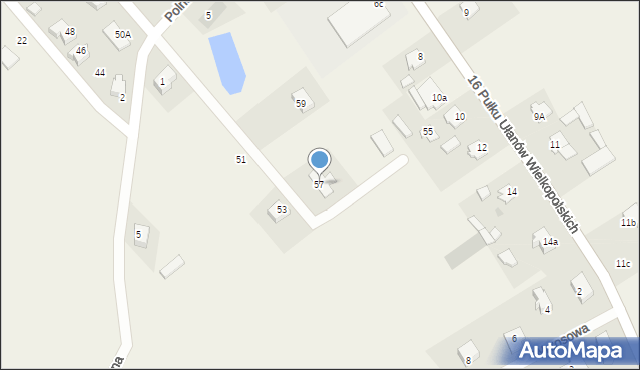 Bukowiec, Młyńska, 57, mapa Bukowiec