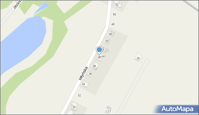 Cekcyn, Młyńska, 40, mapa Cekcyn