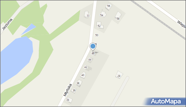 Cekcyn, Młyńska, 46, mapa Cekcyn