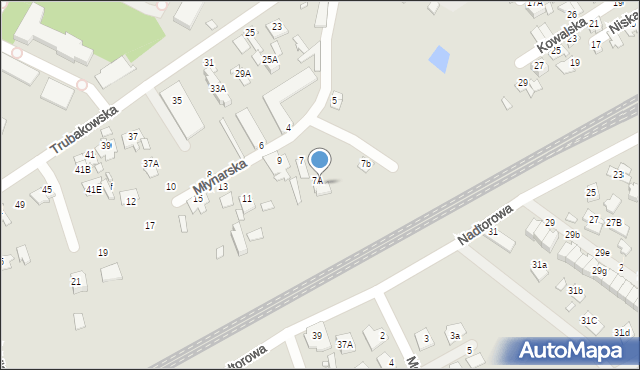 Chełm, Młynarska, 7c, mapa Chełma