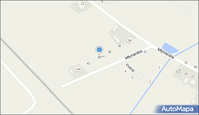 Chruszczewo, Młynarska, 40, mapa Chruszczewo