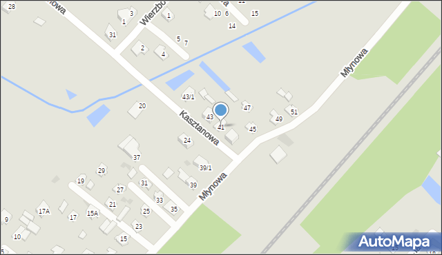 Czarna Białostocka, Młynowa, 41, mapa Czarna Białostocka