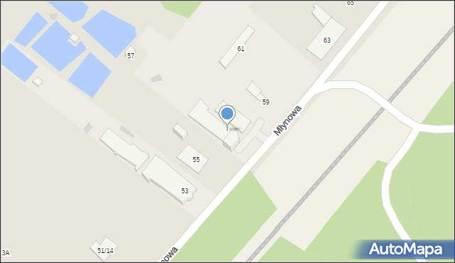 Czarna Białostocka, Młynowa, 57, mapa Czarna Białostocka