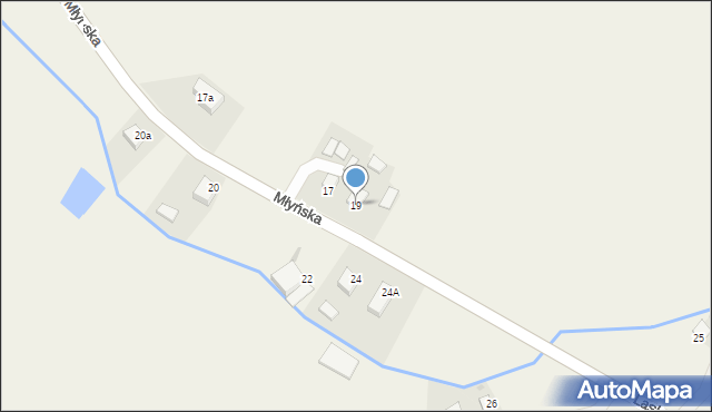 Drzycim, Młyńska, 19, mapa Drzycim