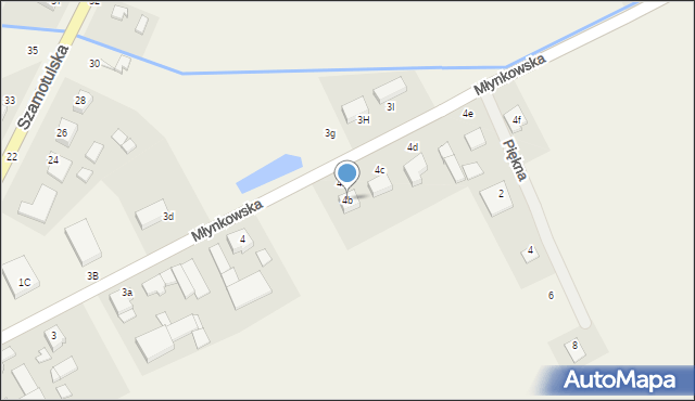 Duszniki, Młynkowska, 4b, mapa Duszniki