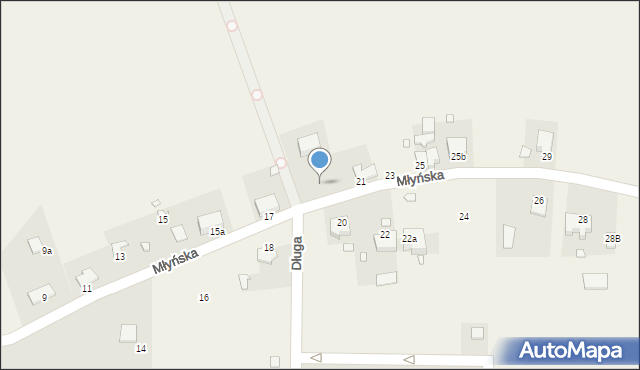 Gardeja, Młyńska, 19, mapa Gardeja