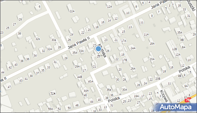 Garwolin, Młyńska, 25, mapa Garwolin