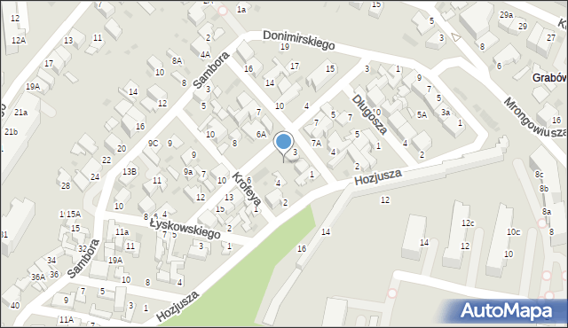 Gdynia, Młodzianowskiego Kazimierza, 3A, mapa Gdyni