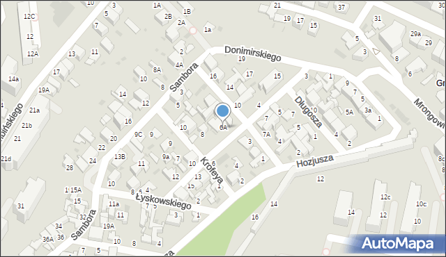 Gdynia, Młodzianowskiego Kazimierza, 6A, mapa Gdyni