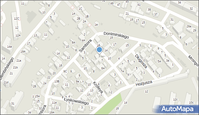 Gdynia, Młodzianowskiego Kazimierza, 9, mapa Gdyni