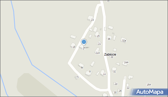 Iwaniska, Młyńska, 17, mapa Iwaniska