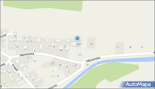 Janowiec, Młynarska, 31a, mapa Janowiec