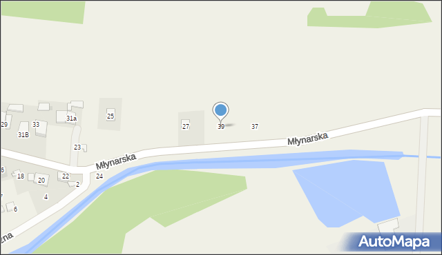 Janowiec, Młynarska, 39, mapa Janowiec