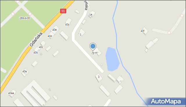 Jastrowie, Młyńska, 5, mapa Jastrowie