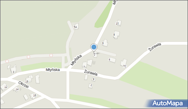 Jastrzębie-Zdrój, Młyńska, 2, mapa Jastrzębie-Zdrój