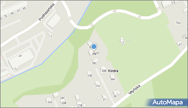 Jastrzębie-Zdrój, Młyńska, 39e, mapa Jastrzębie-Zdrój
