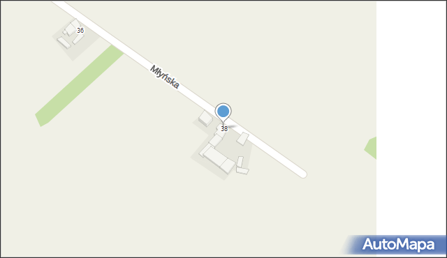 Jełowa, Młyńska, 38, mapa Jełowa