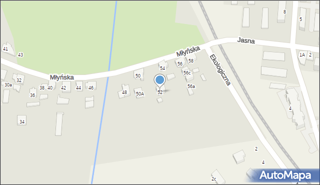 Kępno, Młyńska, 52, mapa Kępno