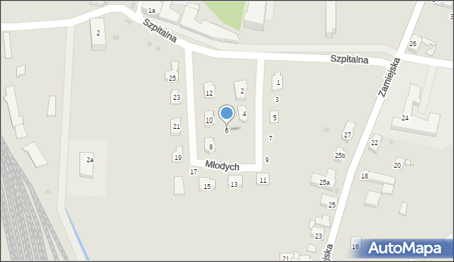 Kłodzko, Młodych, 6, mapa Kłodzka