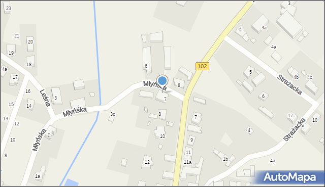 Kołczewo, Młyńska, 7a, mapa Kołczewo