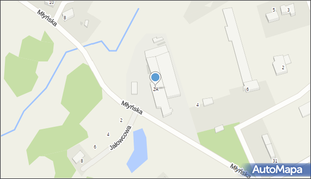 Koleczkowo, Młyńska, 2A, mapa Koleczkowo