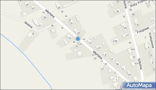 Konarzewo, Młyńska, 27, mapa Konarzewo