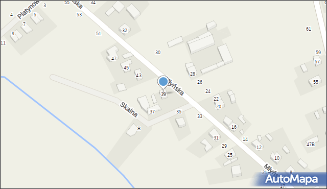 Konarzewo, Młyńska, 39, mapa Konarzewo