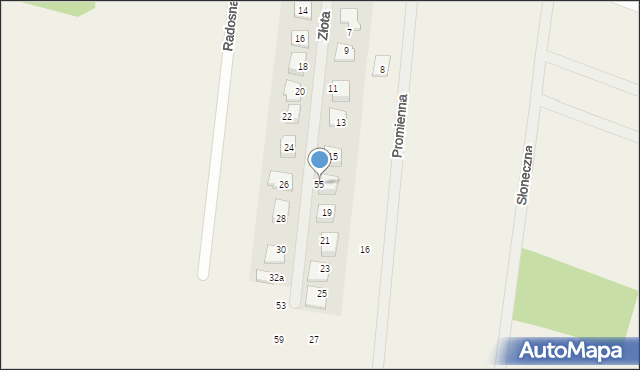 Konarzyce, Młynarska, 55, mapa Konarzyce