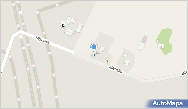 Kopciowice, Młyńska, 8, mapa Kopciowice