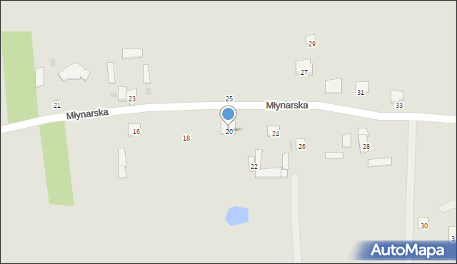 Kosów Lacki, Młynarska, 20, mapa Kosów Lacki