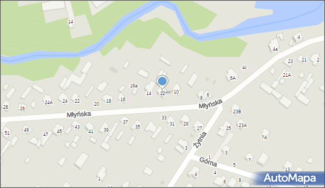 Kozienice, Młyńska, 12, mapa Kozienice