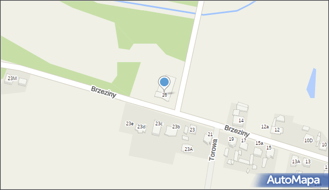 Krasiejów, Młyńska, 16, mapa Krasiejów