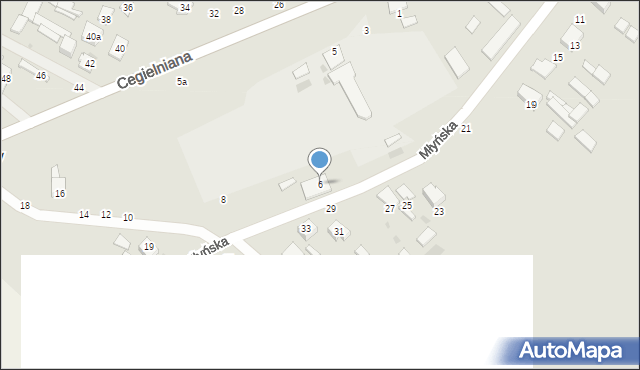 Kraśnik, Młyńska, 6, mapa Kraśnik