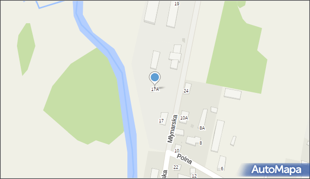 Krasnosielc, Młynarska, 17A, mapa Krasnosielc