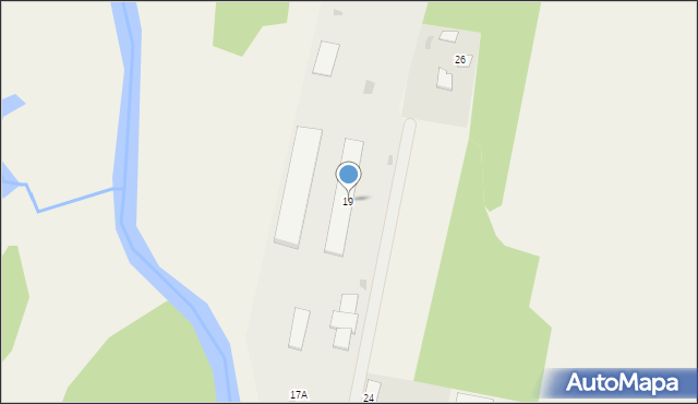 Krasnosielc, Młynarska, 19, mapa Krasnosielc